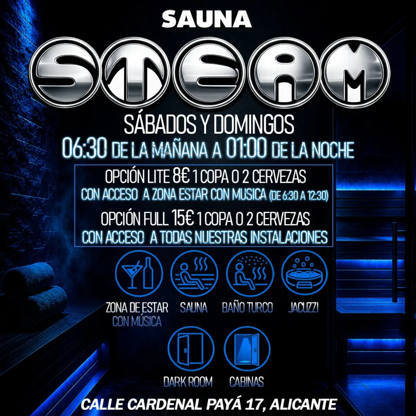 Sauna Steam – Alicante